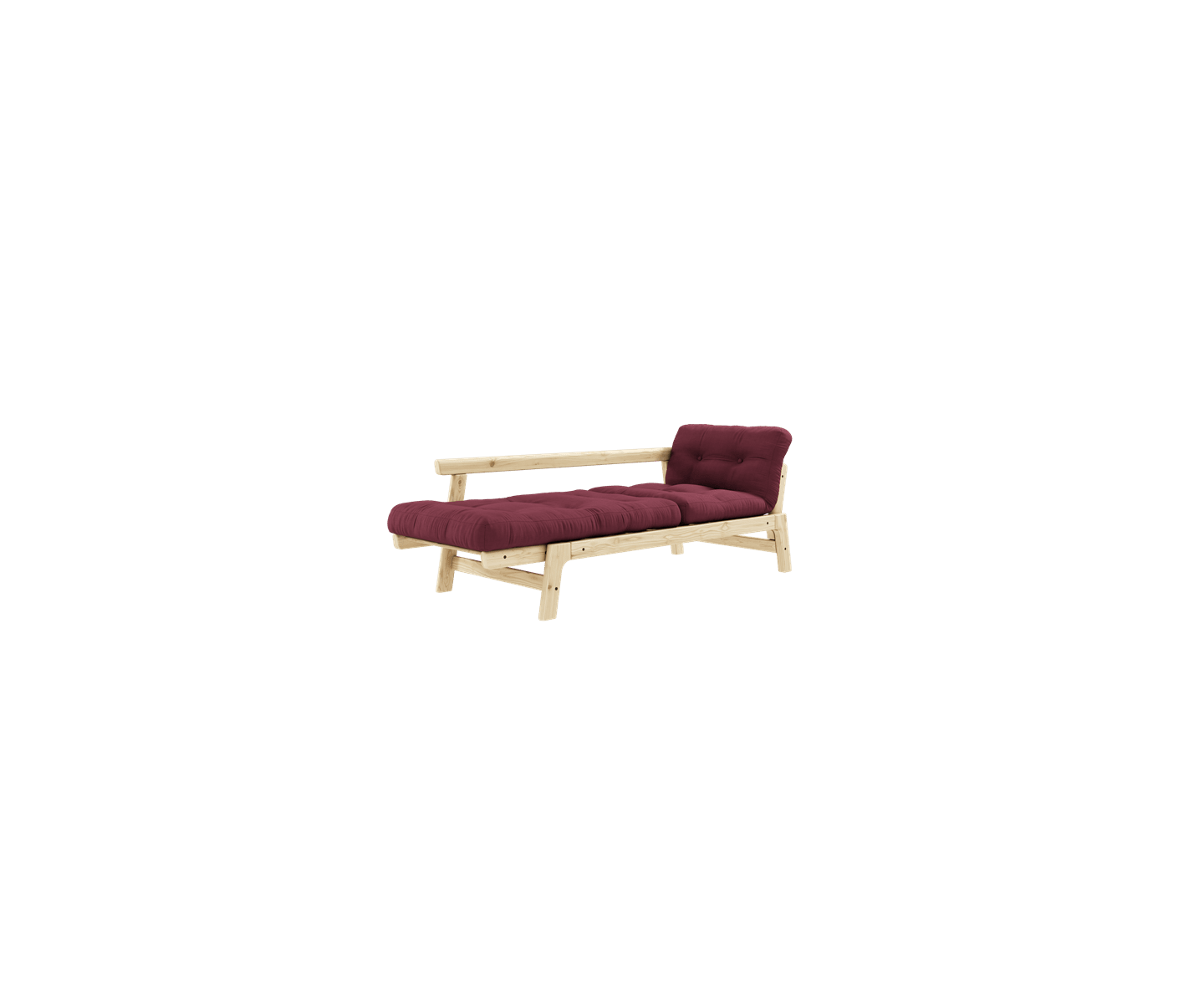 Karup Design Step Sovesofa Natur/Bordeaux 200 cm