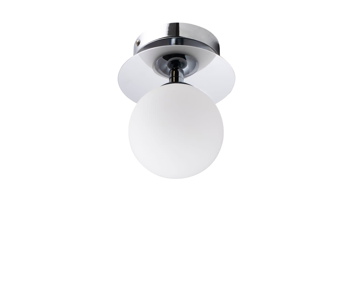 Globen Lighting Art Deco Vegglampe/Plafond Krom/Hvit