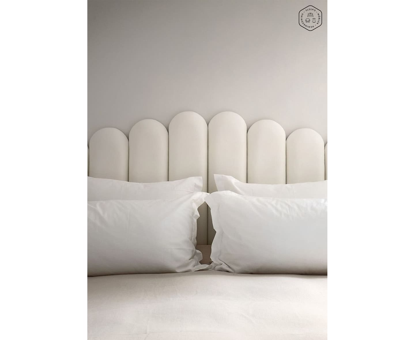 Sleepo Art Kopfteil White 180cm