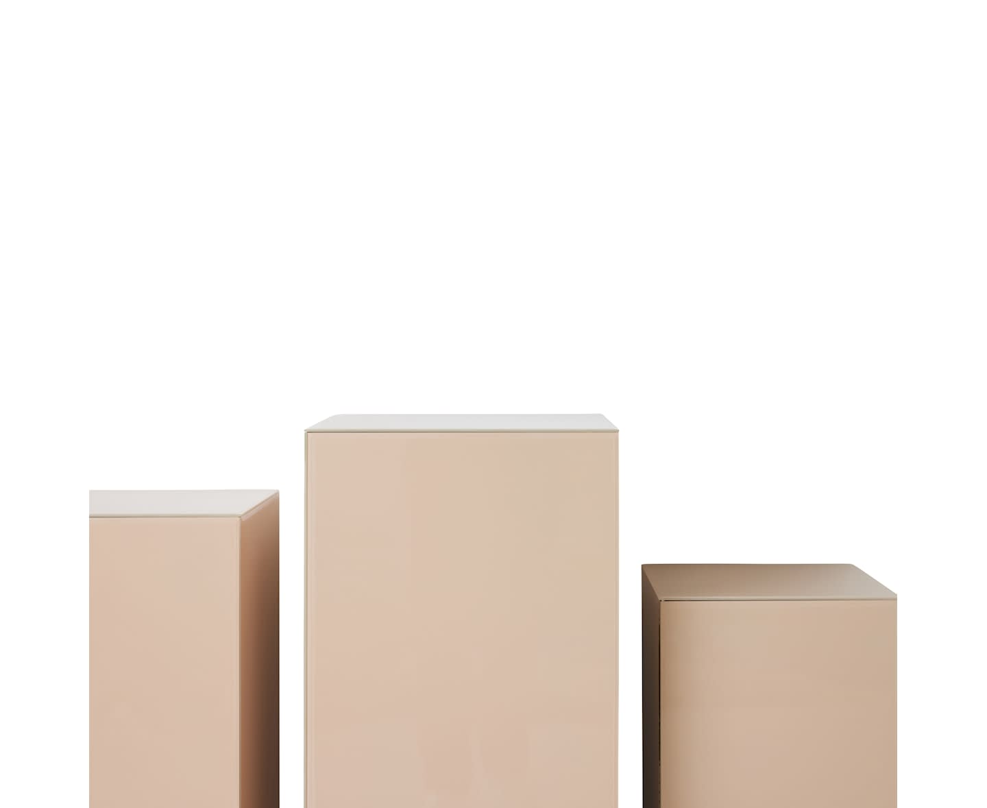 HKliving Pillar Speil Pedestal Nude S