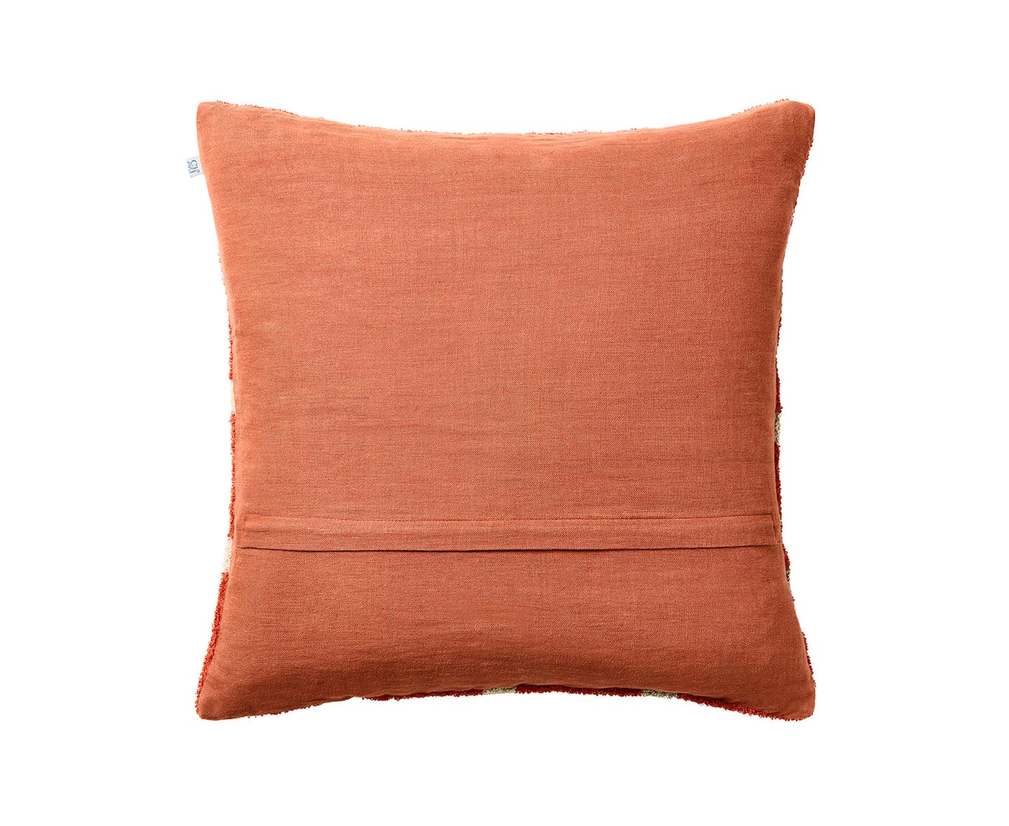 Chhatwal &amp; Jonsson Check Putetrekk Boucle Apricot Orange/Aqua 50x50