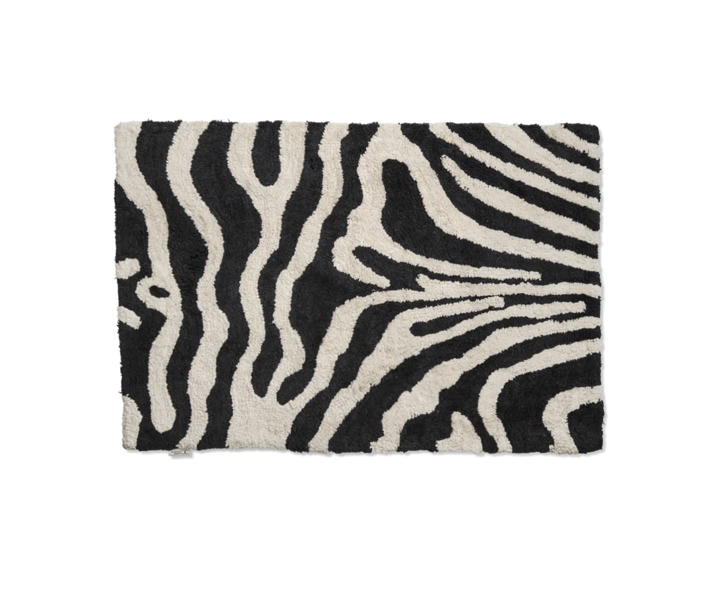 Classic Collection Zebra Badrumsmatta Svart/Vit 60x90