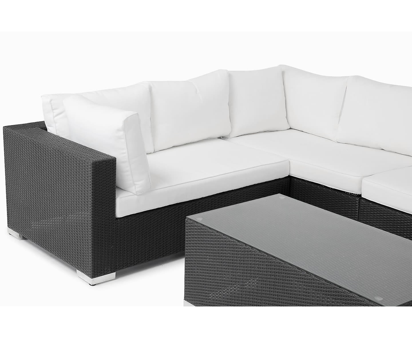 Nordic Outdoor Bora 6-sits Loungesoffa ink Bord Vänster