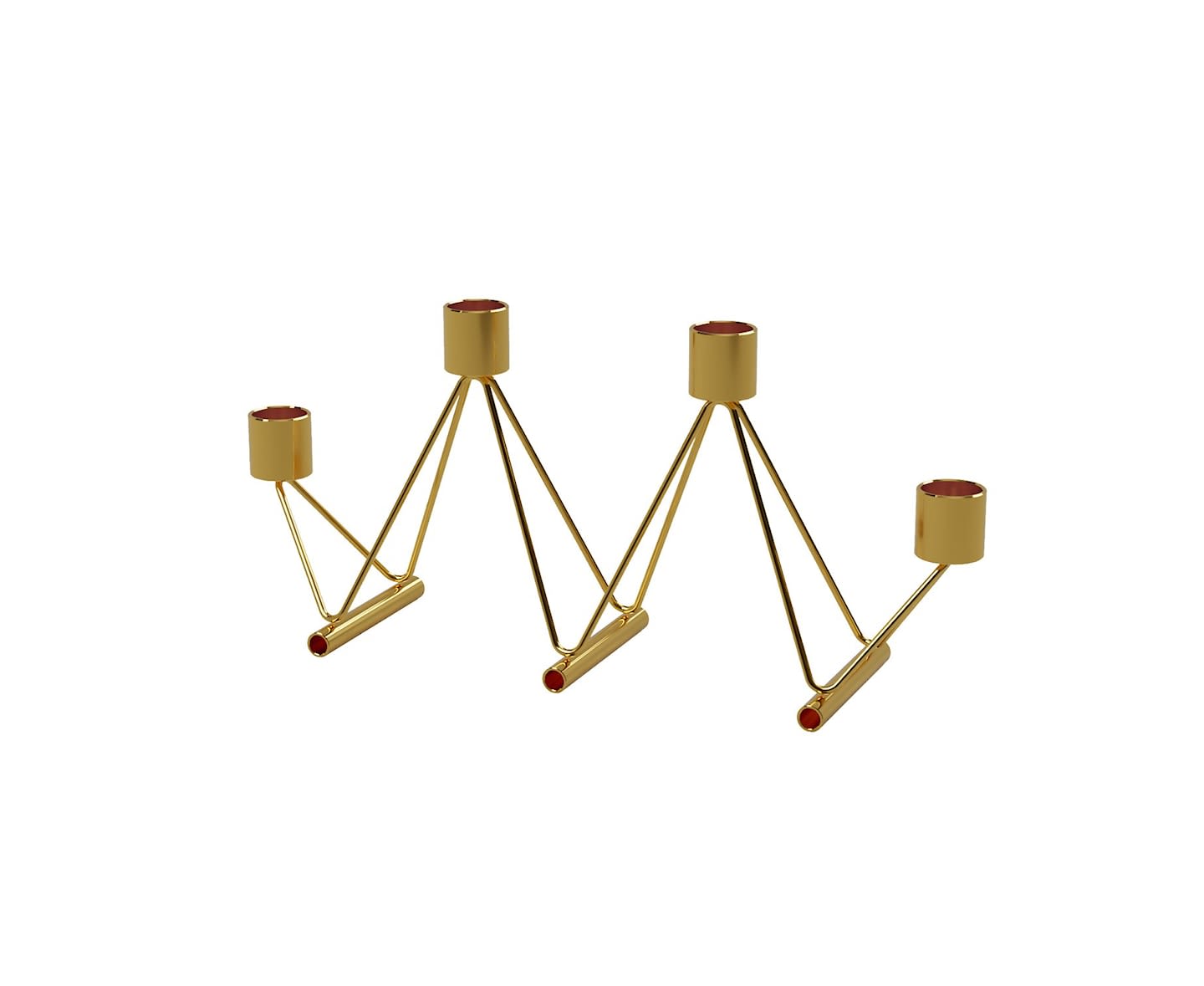 Cooee Design Vinkel Ljusstake Brass