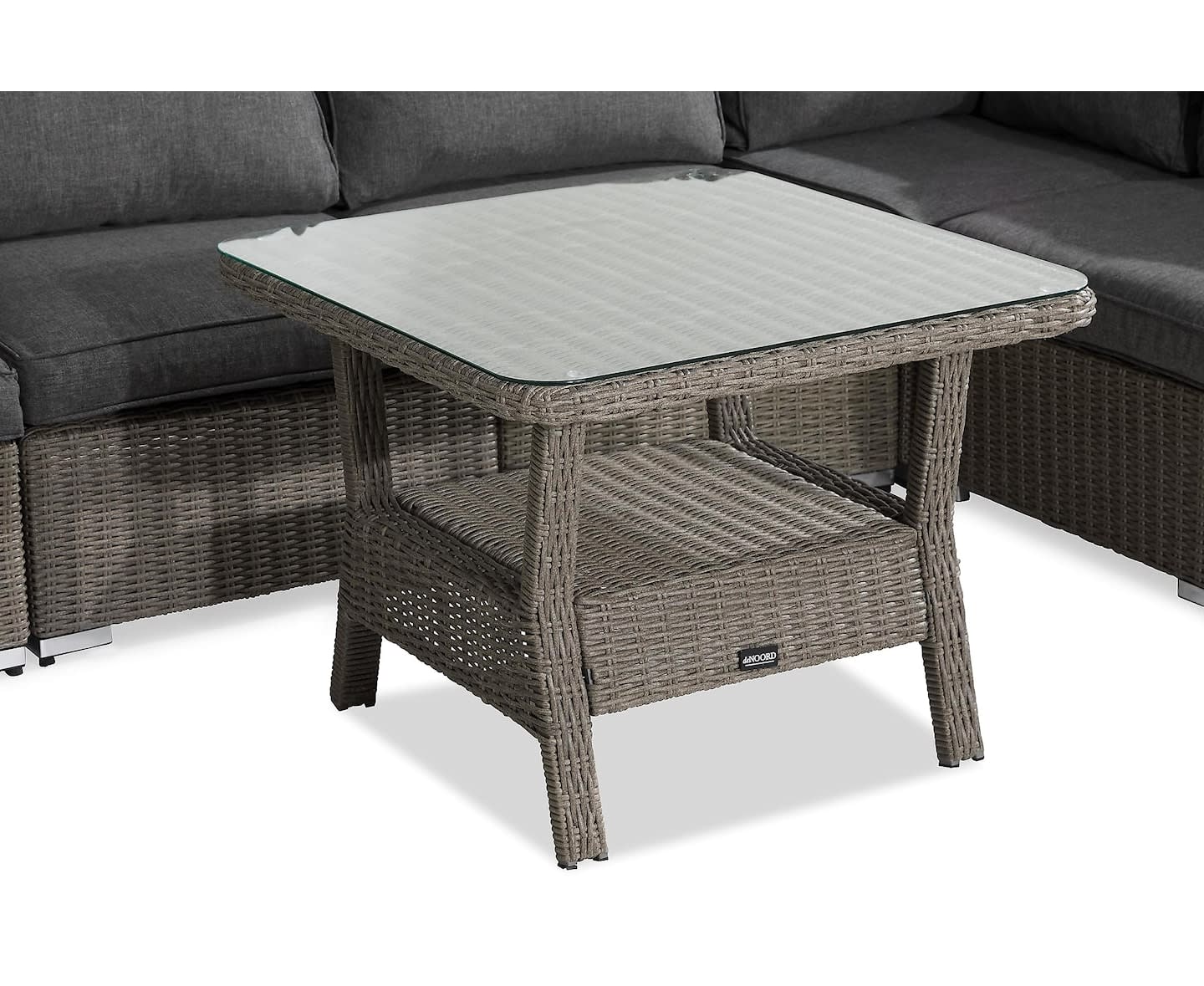 Nordic Outdoor Lillian 5-seter Loungesofa Brun/Mørkegrå