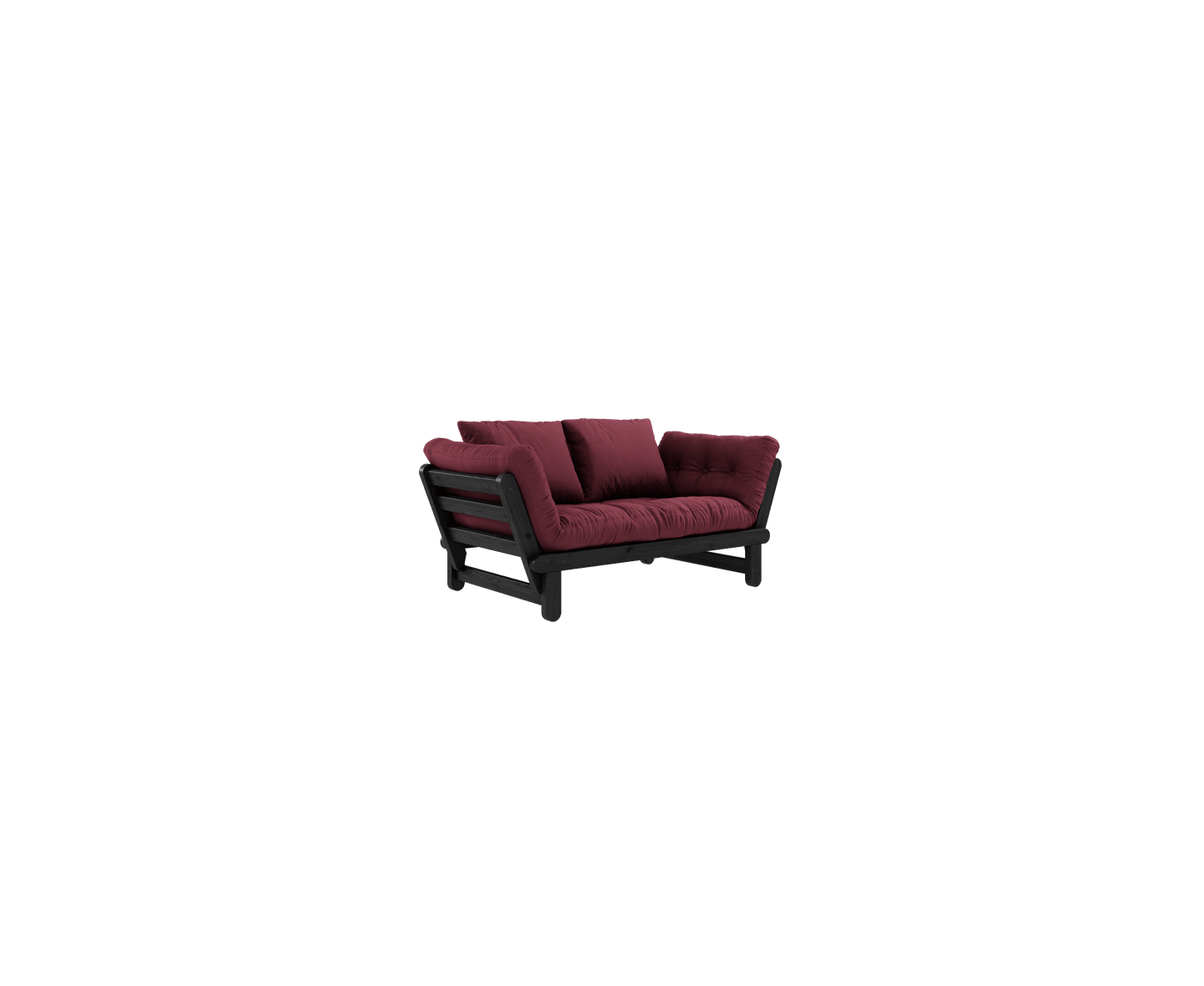 Karup Design Beat Bäddsoffa Svart/Bordeaux 200cm