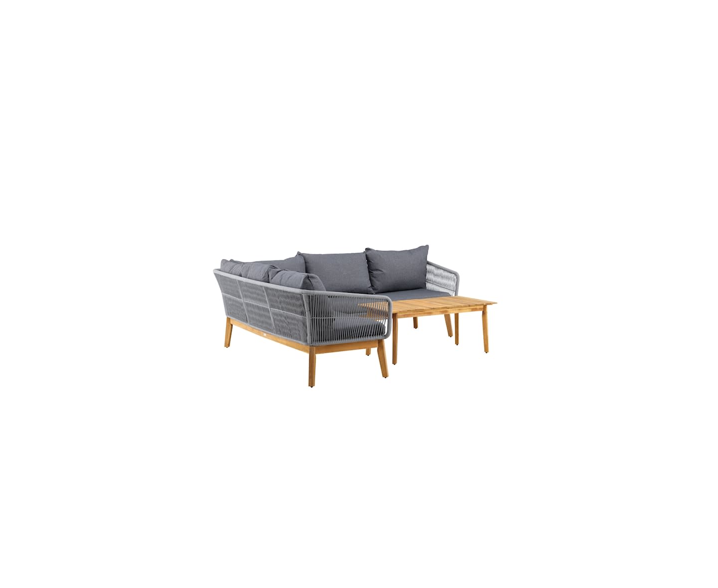 Nordic Outdoor Cia Loungesoffa inkl Bord Grey/Natur