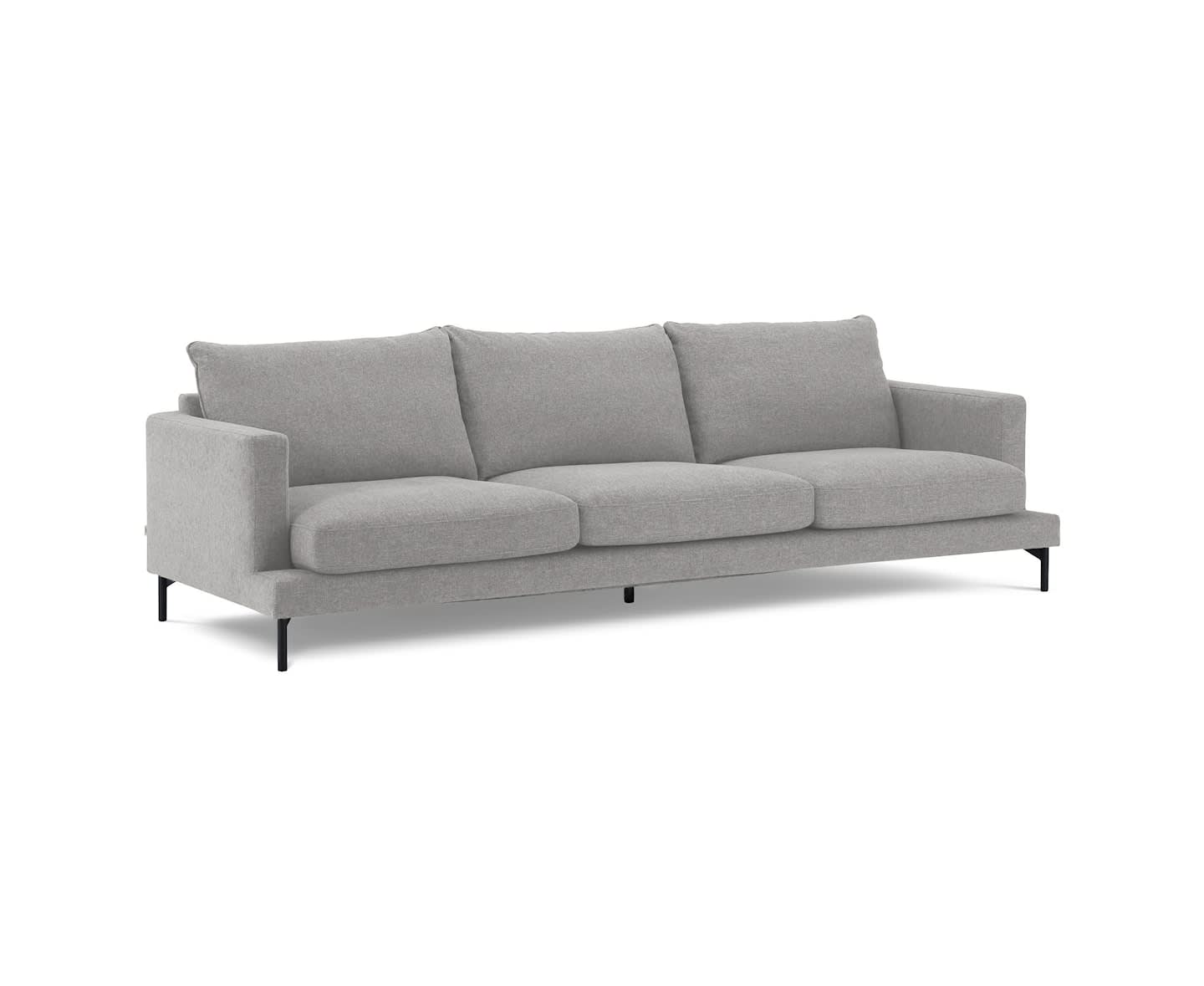 Sleepo Olivia 4-Seter Sofa Sølv 272cm