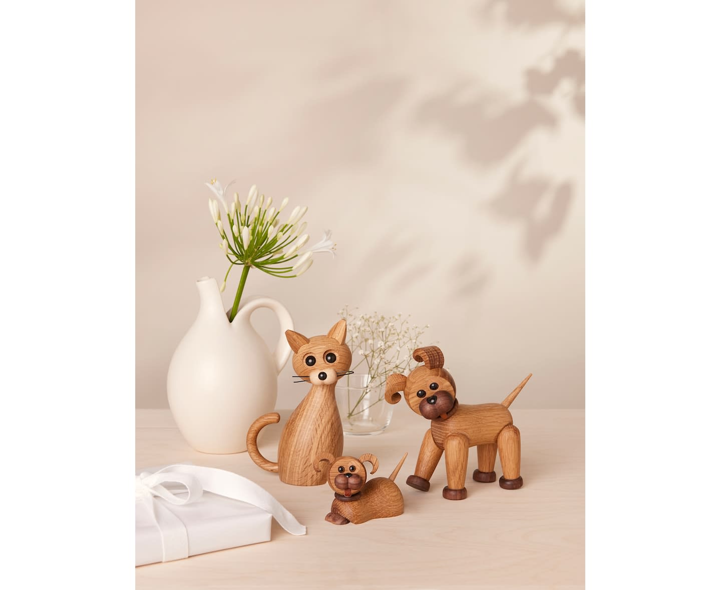 Spring Copenhagen Coco Dog Dekoration Eiche 10cm