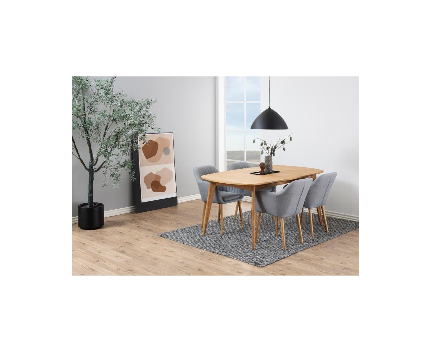 Nordic Home Manda Matbord Ek 180cm