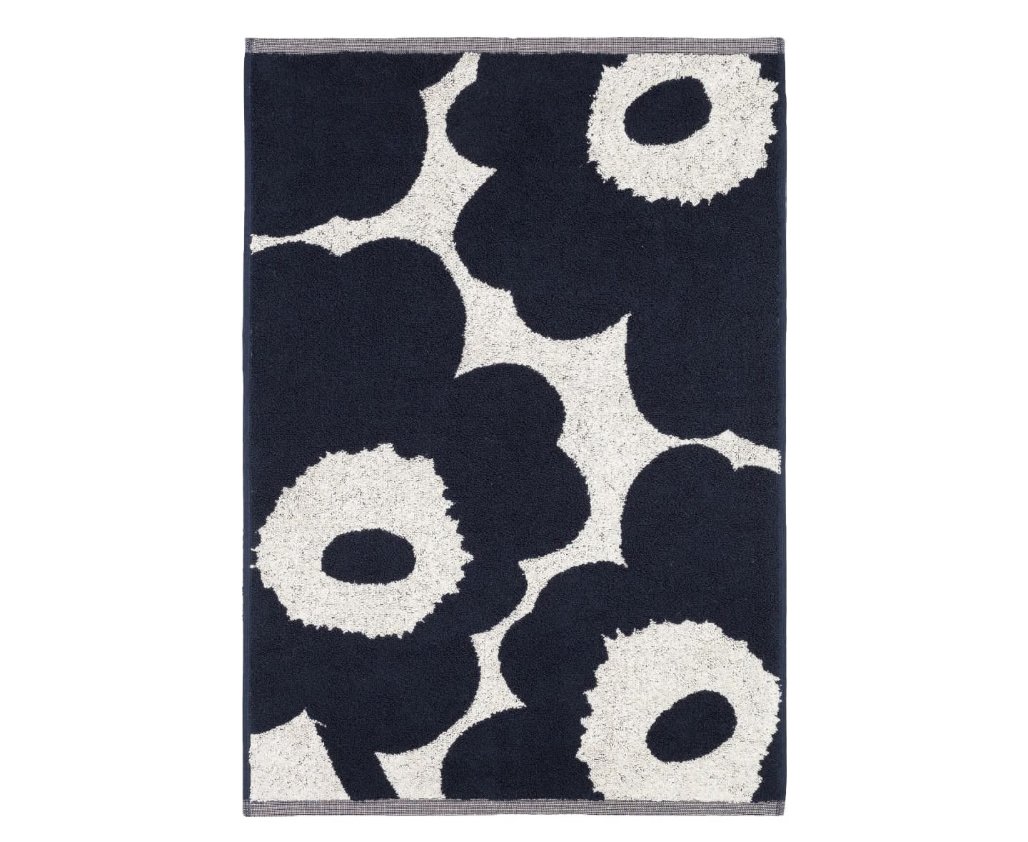 Marimekko Unikko pyyhe tummansininen 50x70