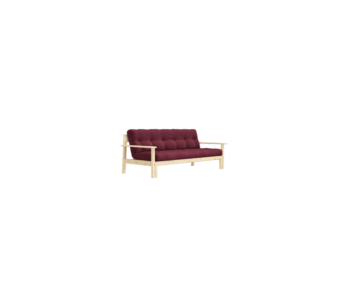 Karup Design Unwind Sovesofa Natur/Bordeaux 218cm