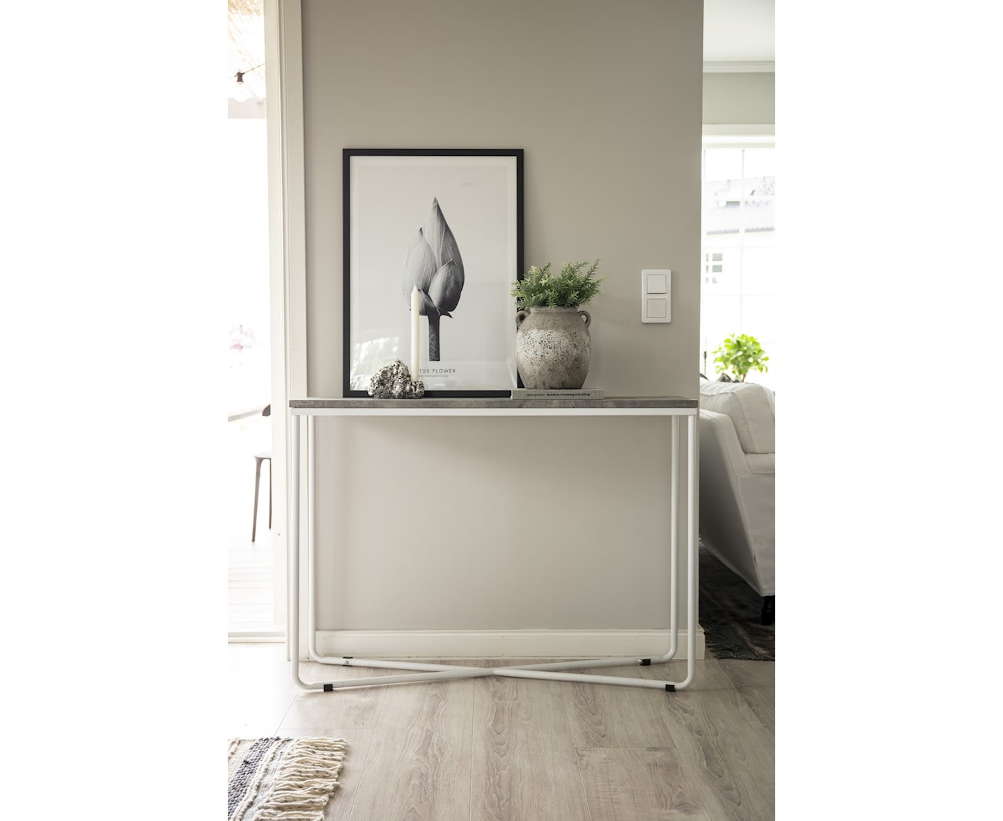 Nordic Home Amelia Konsolbord Vit 110cm