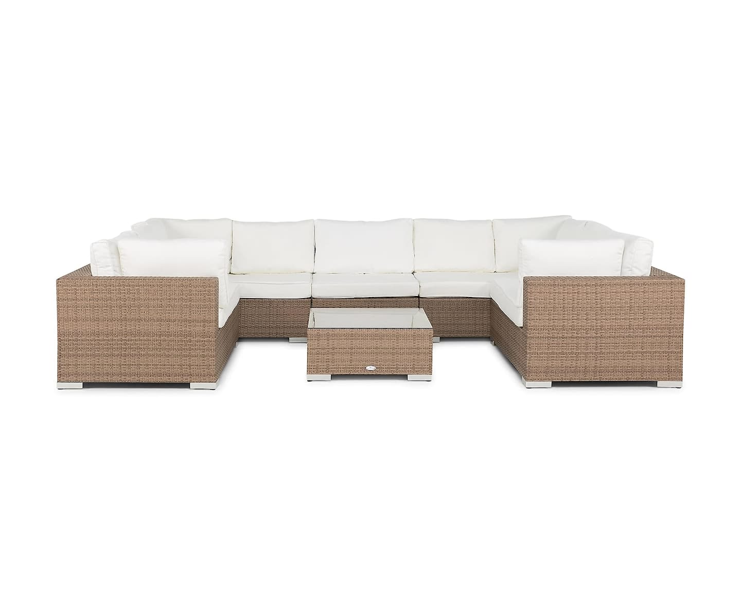 Nordic Outdoor Bora 10-seter Loungesofa inkl. Divan/Bord Sand