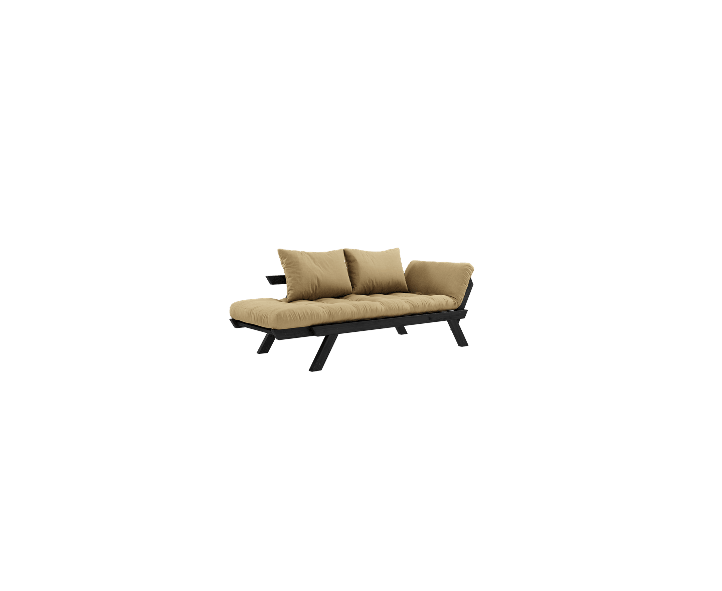 Karup Design Bebop Dagbädd Svart/Wheat Beige 174cm