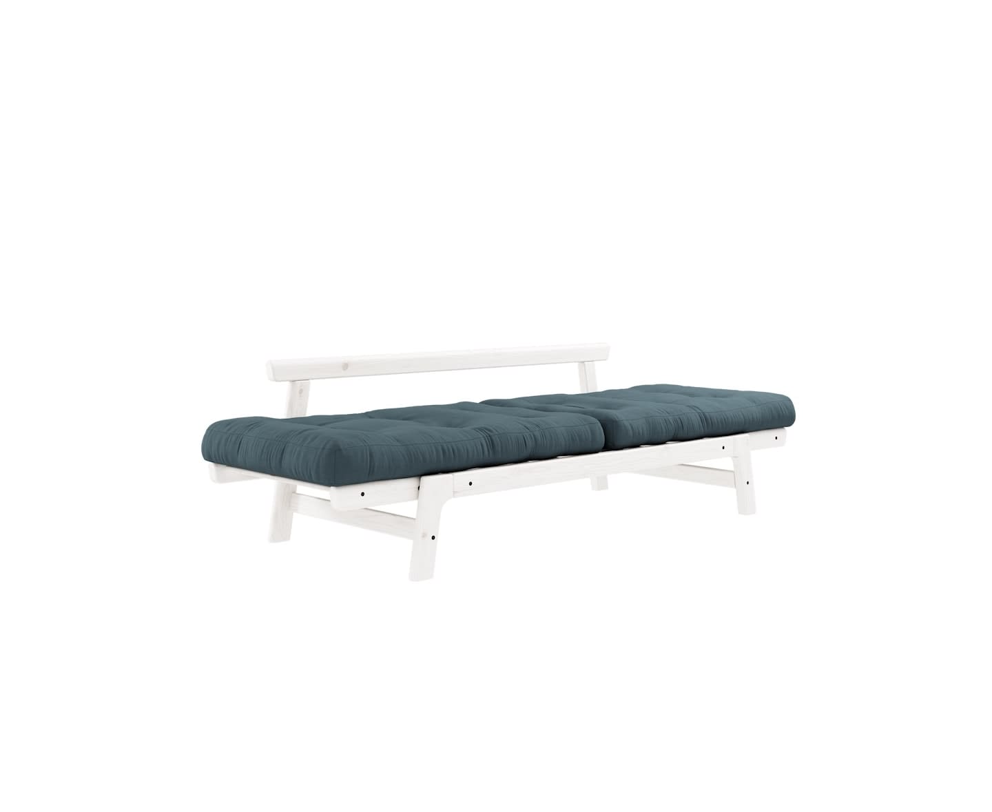 Karup Design Step Bäddsoffa Vit/Petrol Blue 200cm