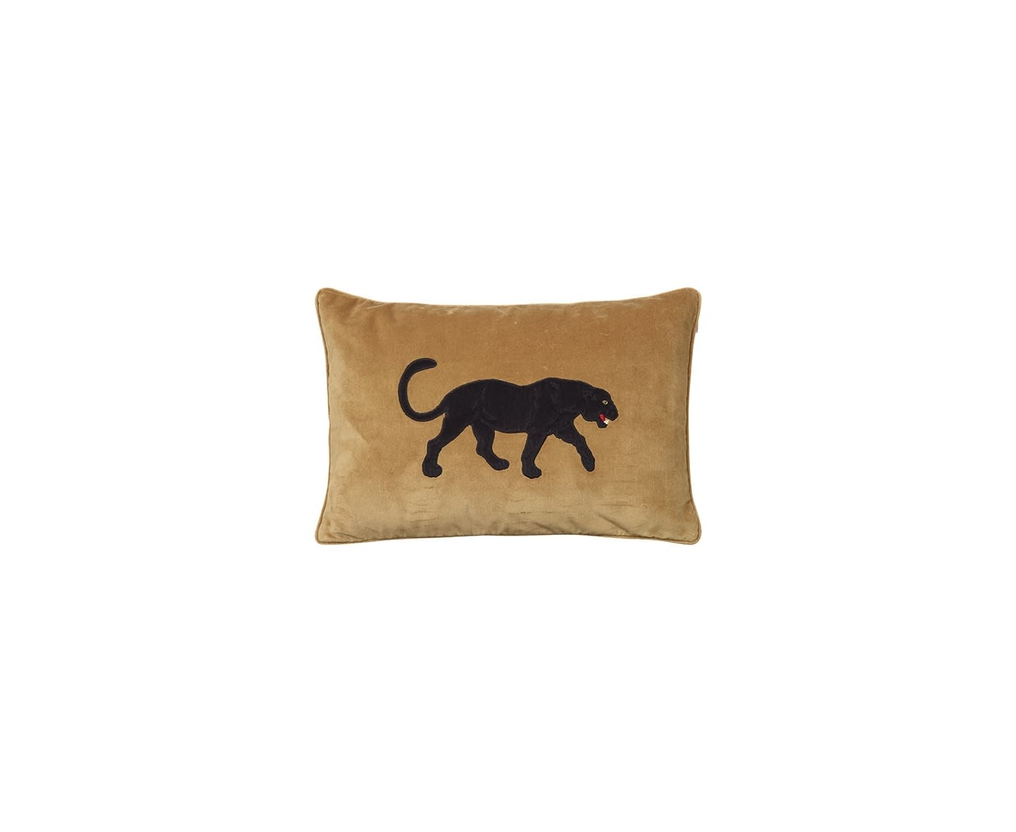 Chhatwal &amp; Jonsson Black Panther Tyynynpäällinen Sametti Masala Keltainen 40x60