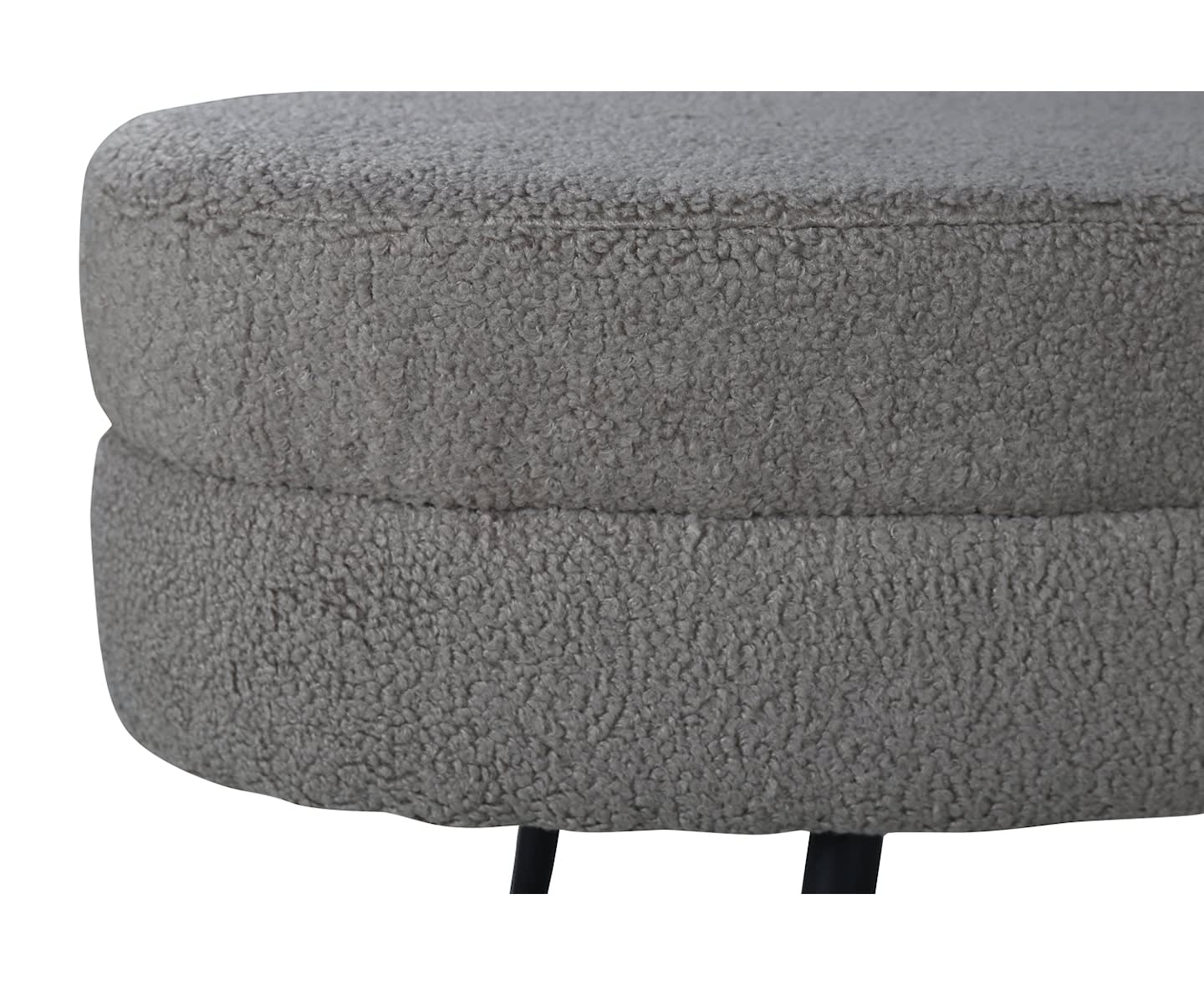 Nordic Home Naomi Sittpuff Teddy Greige