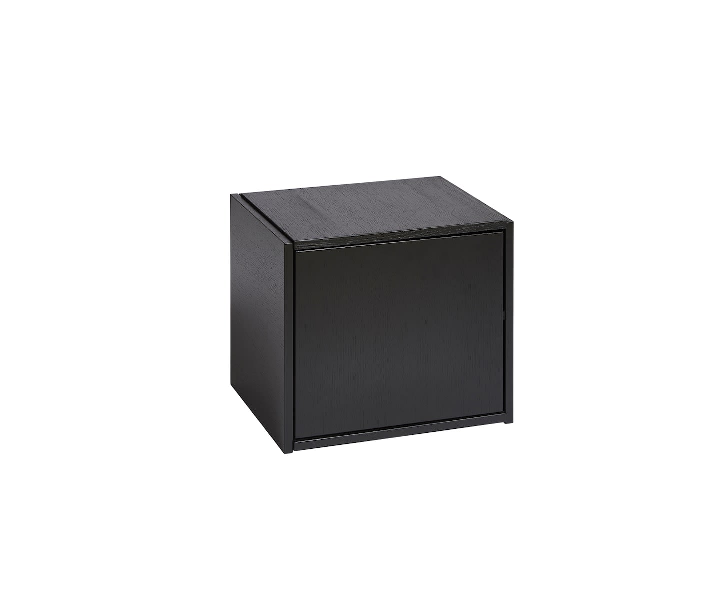 Woud Bricks Cube Right Skåp Black 36x36