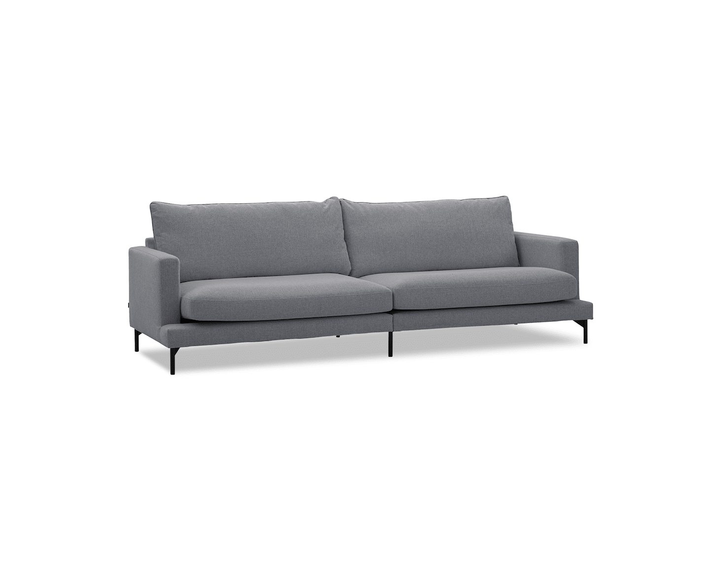 Sleepo Olivia 4-Seters Sofa Grå 266cm