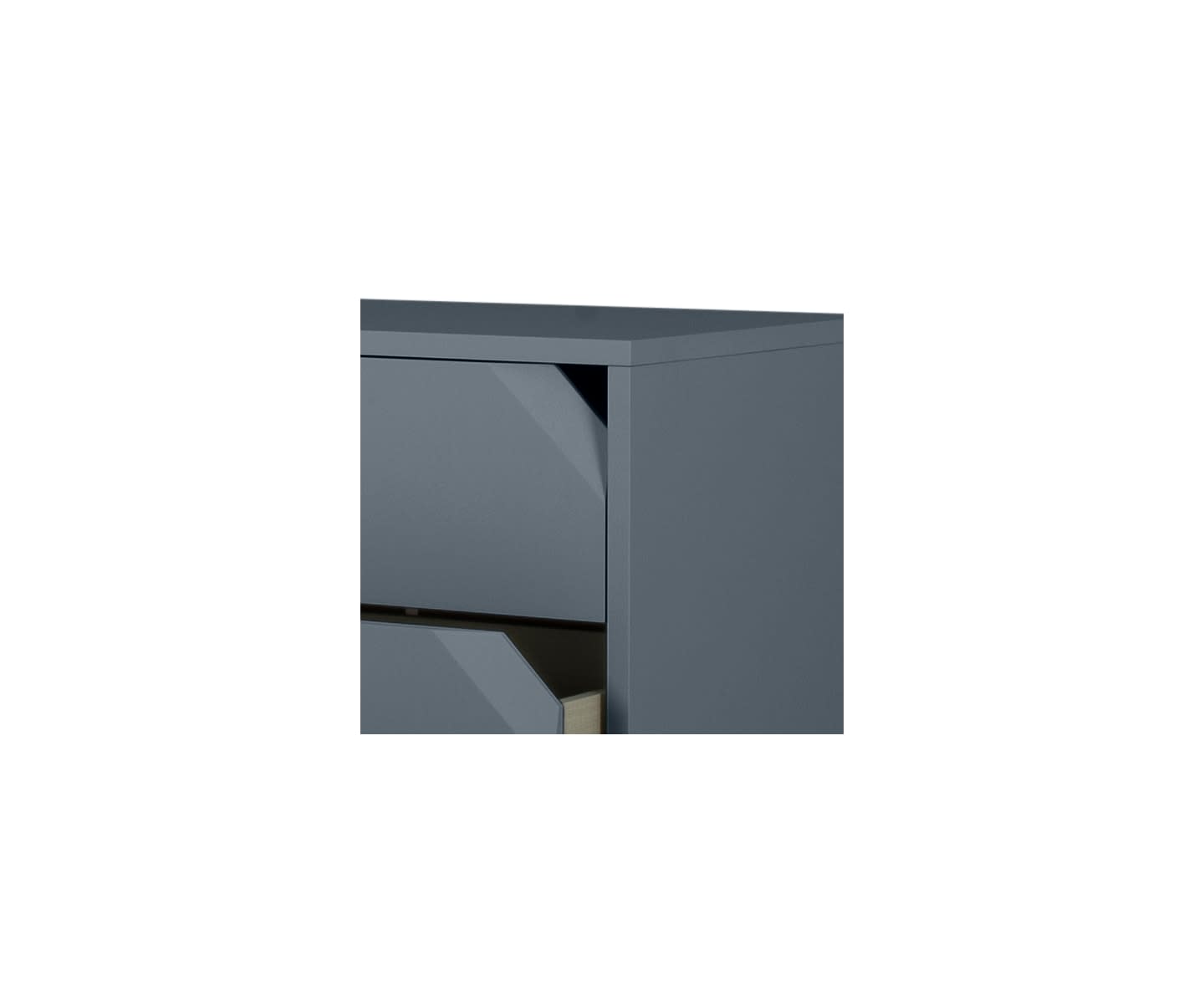 Tenzo Corner Sideboard Lake Blue Matte 176.5cm