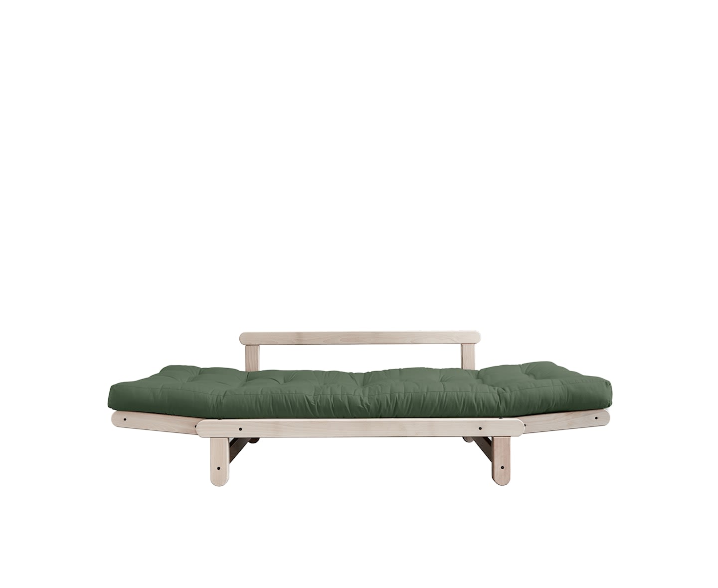 Karup Design Beat Bäddsoffa Natur/Olive Green 200cm