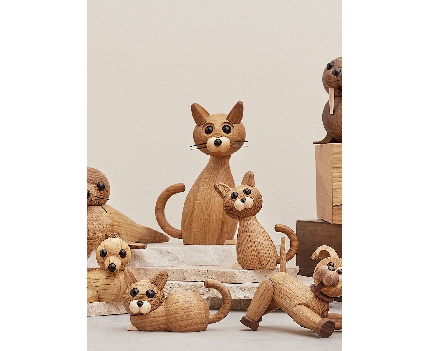 Spring Copenhagen Lucky The Cat Dekoration Eiche 15.9cm