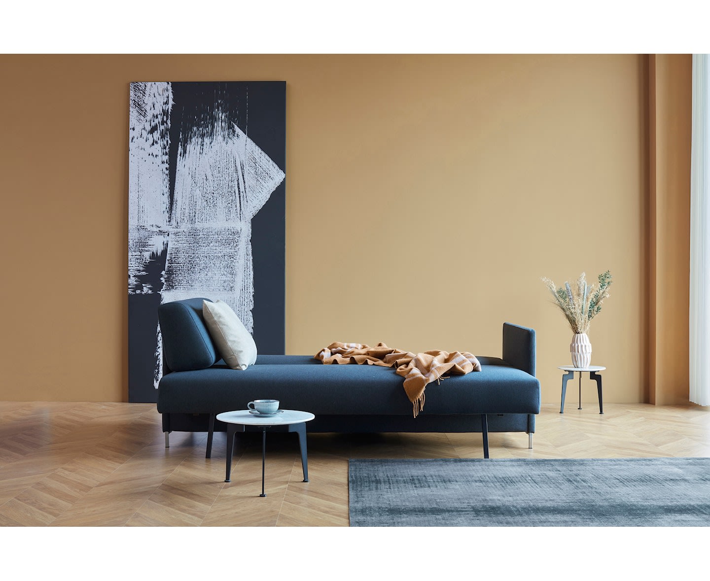 Innovation Living Nordham Bäddsoffa Mixed Dance Blue 140x200