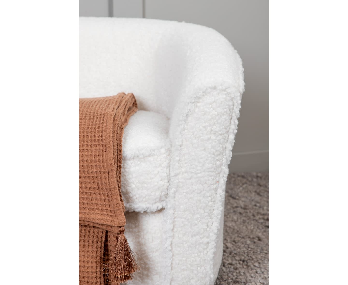 Venture Home Lily Barnsoffa Teddy Vit