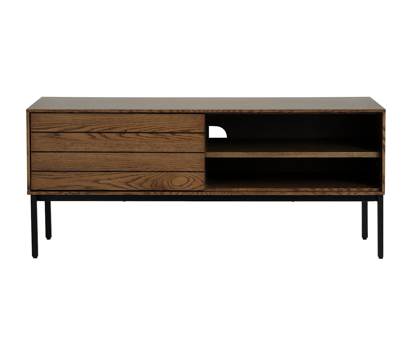 Sleepo Clara TV-Benk Smoked Oak 120cm