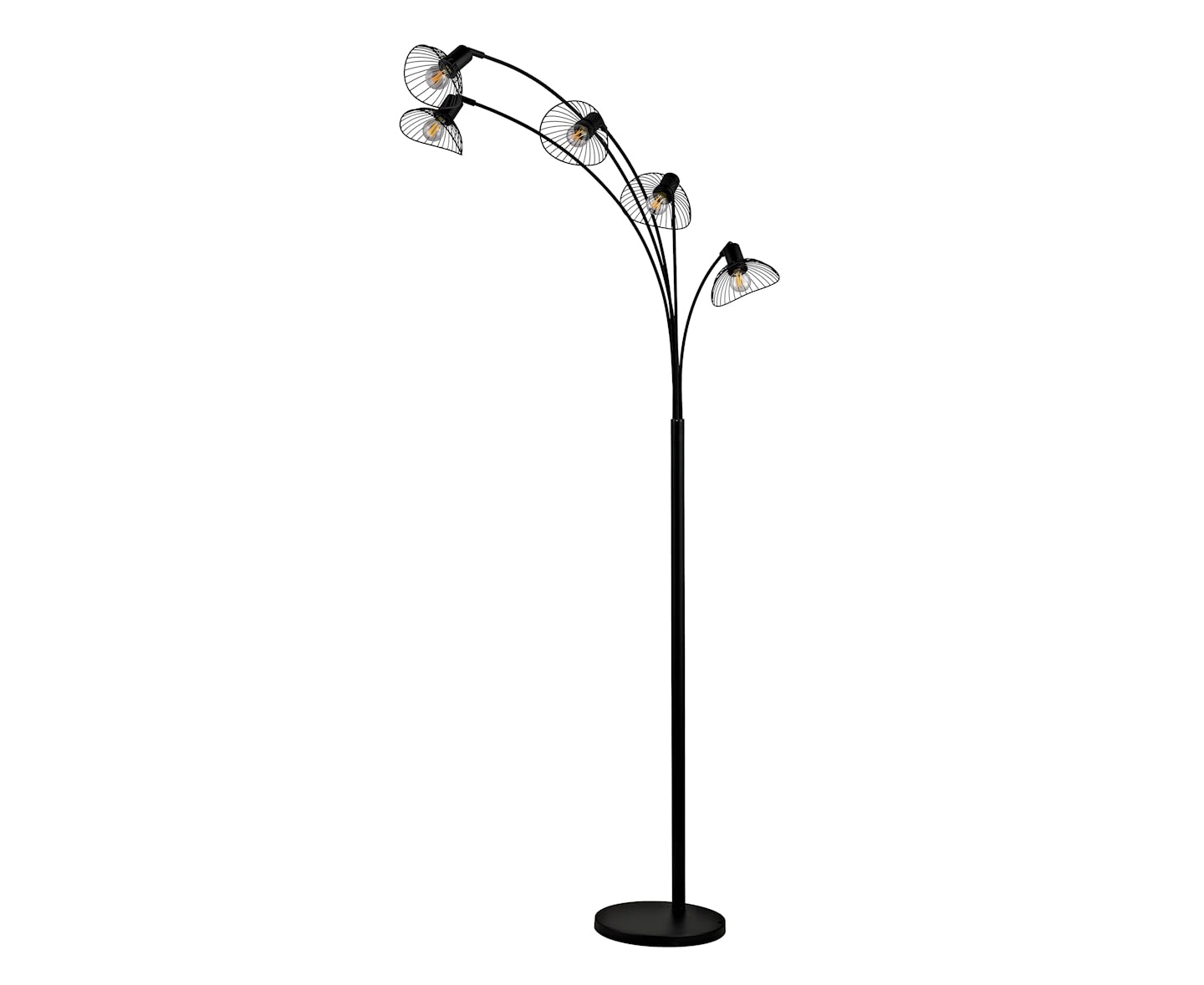 Nordic Home Ivar Golvlampa Svart 152cm