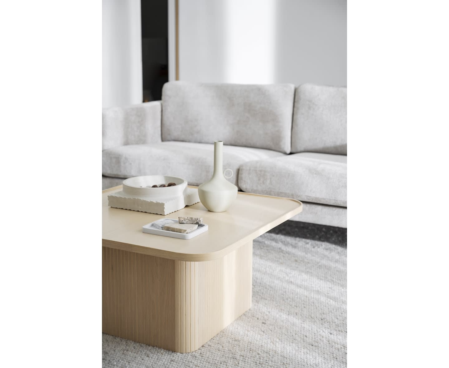 Rowico Home Braden 3-sits Soffa Ljusbeige/Ek