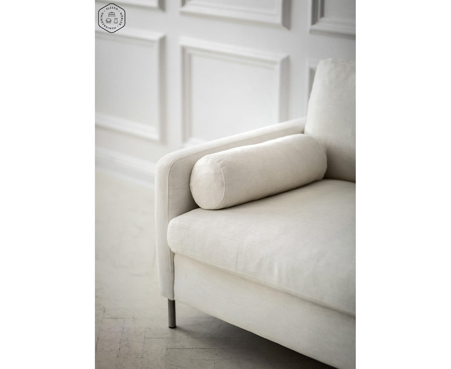 Sleepo Åre 2-Sitzer Sofa Weiß 177cm