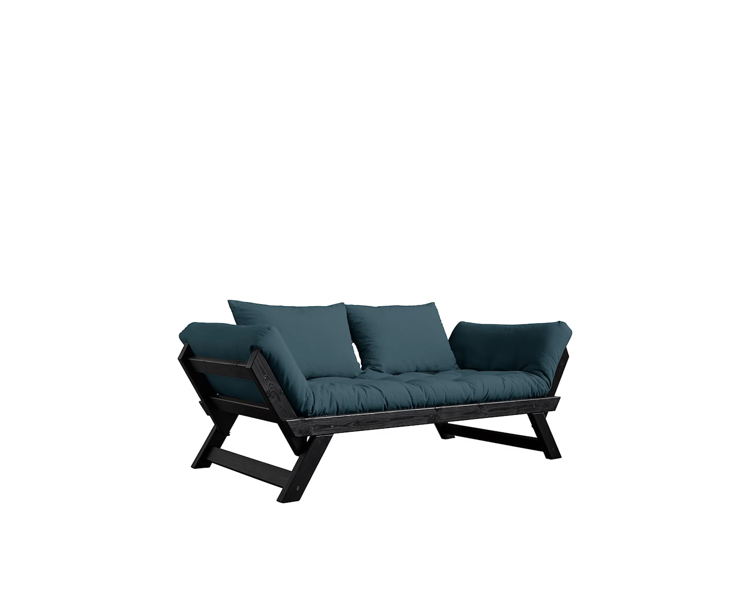 Karup Design Bebop Dagseng Svart/Petrol Blue 174cm