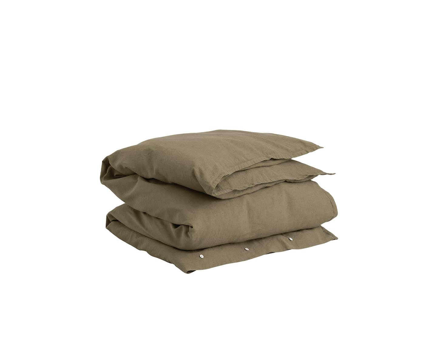 GANT Home Cotton Linen Påslakan Hunter Green Dubbel