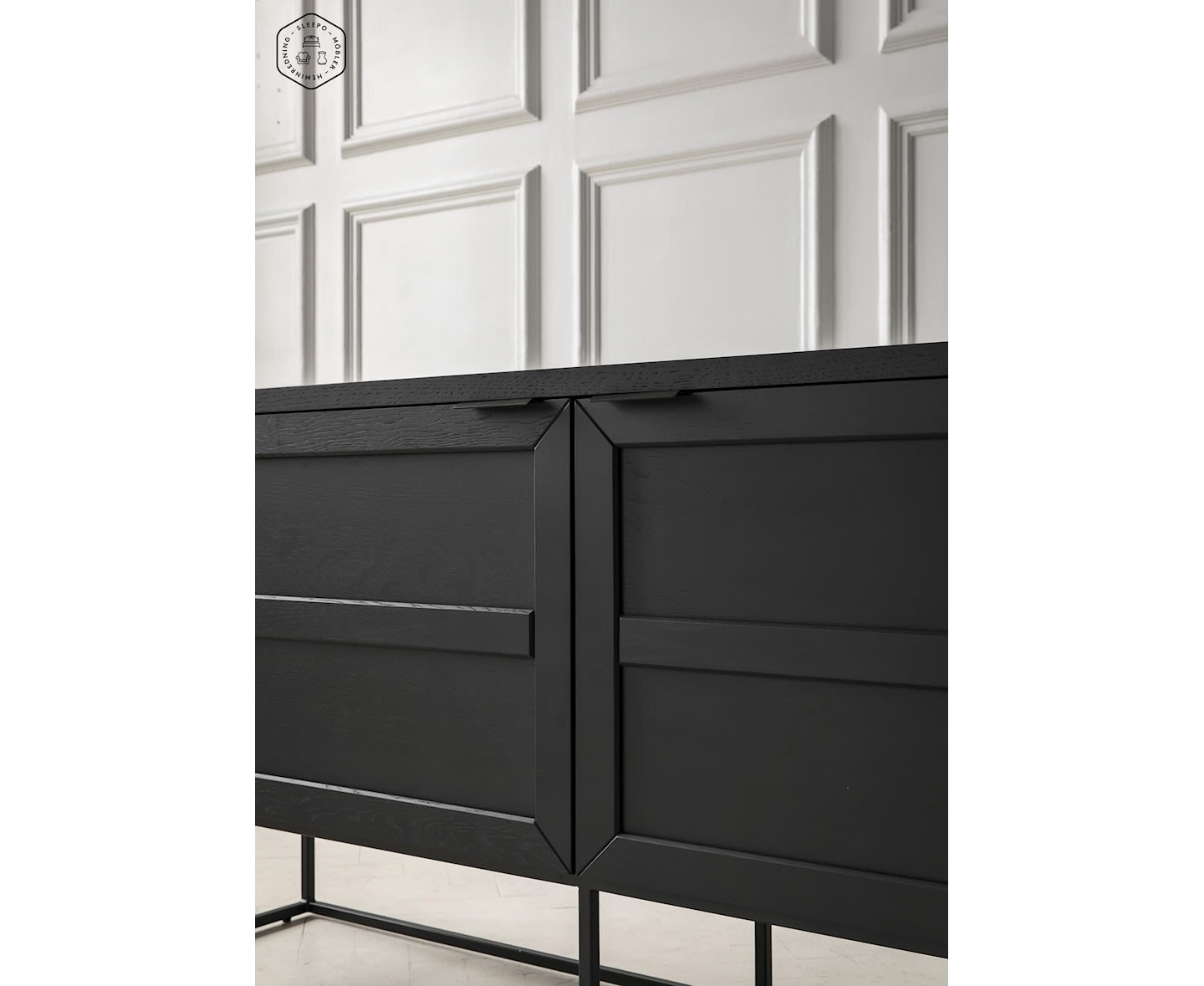 Rowico Home Everett Sideboard Schwarz