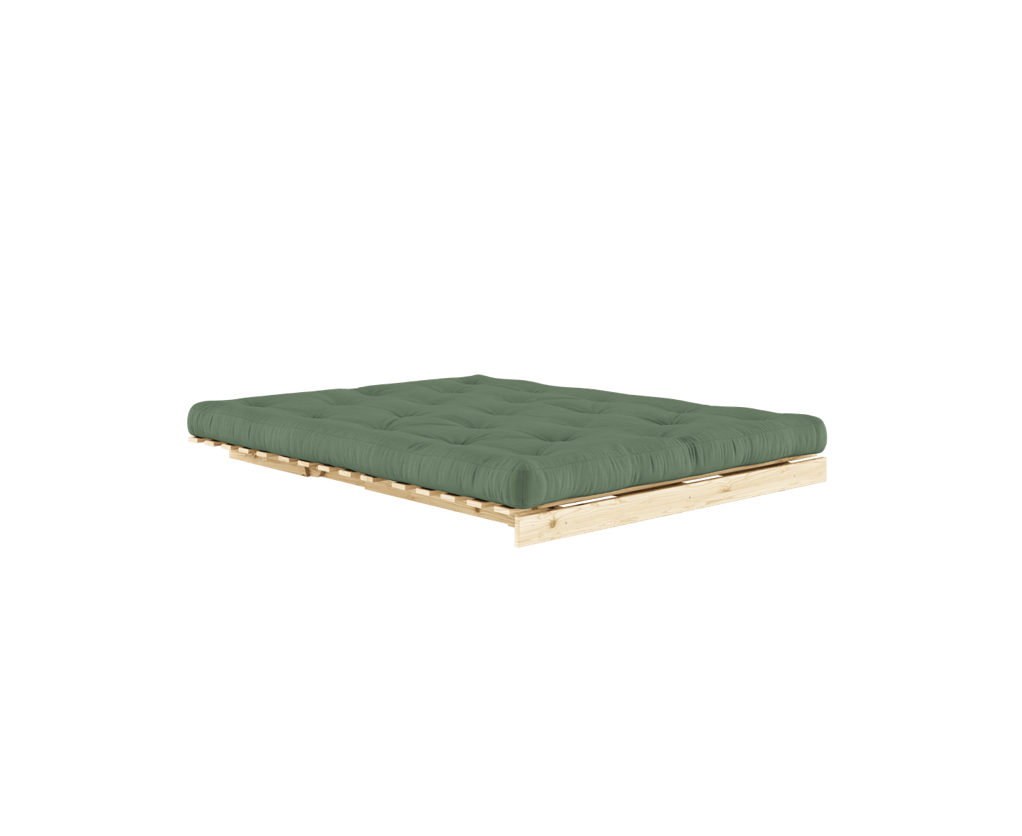 Karup Design Roots Bäddsoffa Natur/Olive Green 160cm