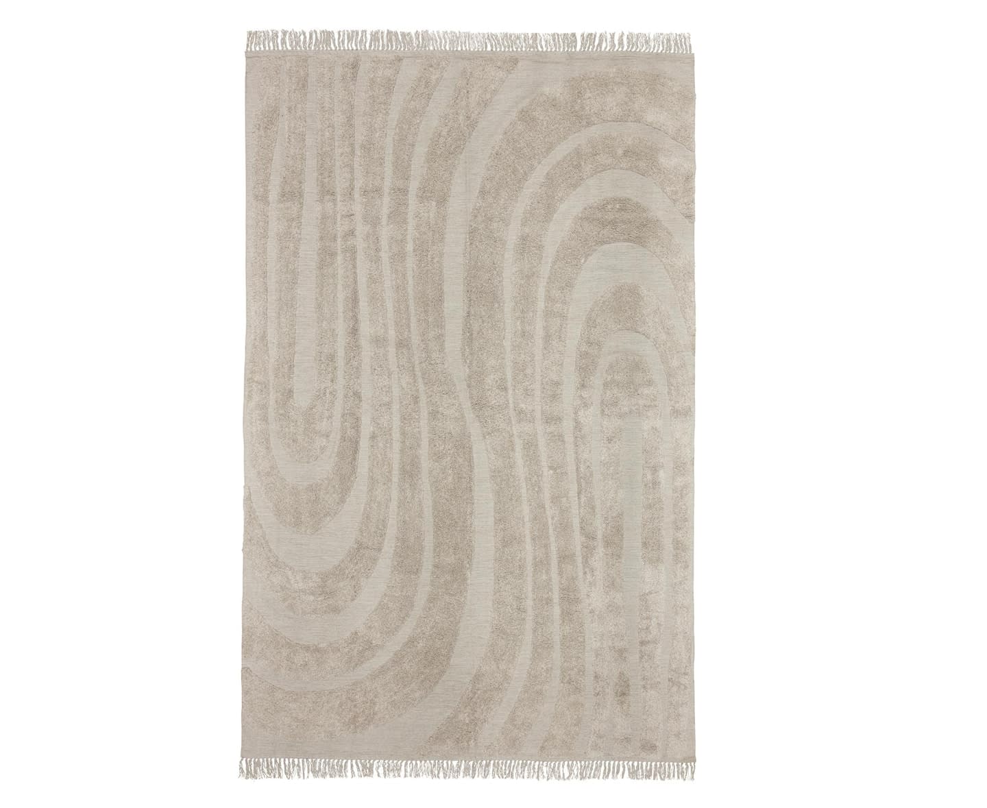 Boel &amp; Jan Tovhult Trend Bomullsmatta Beige 200x300