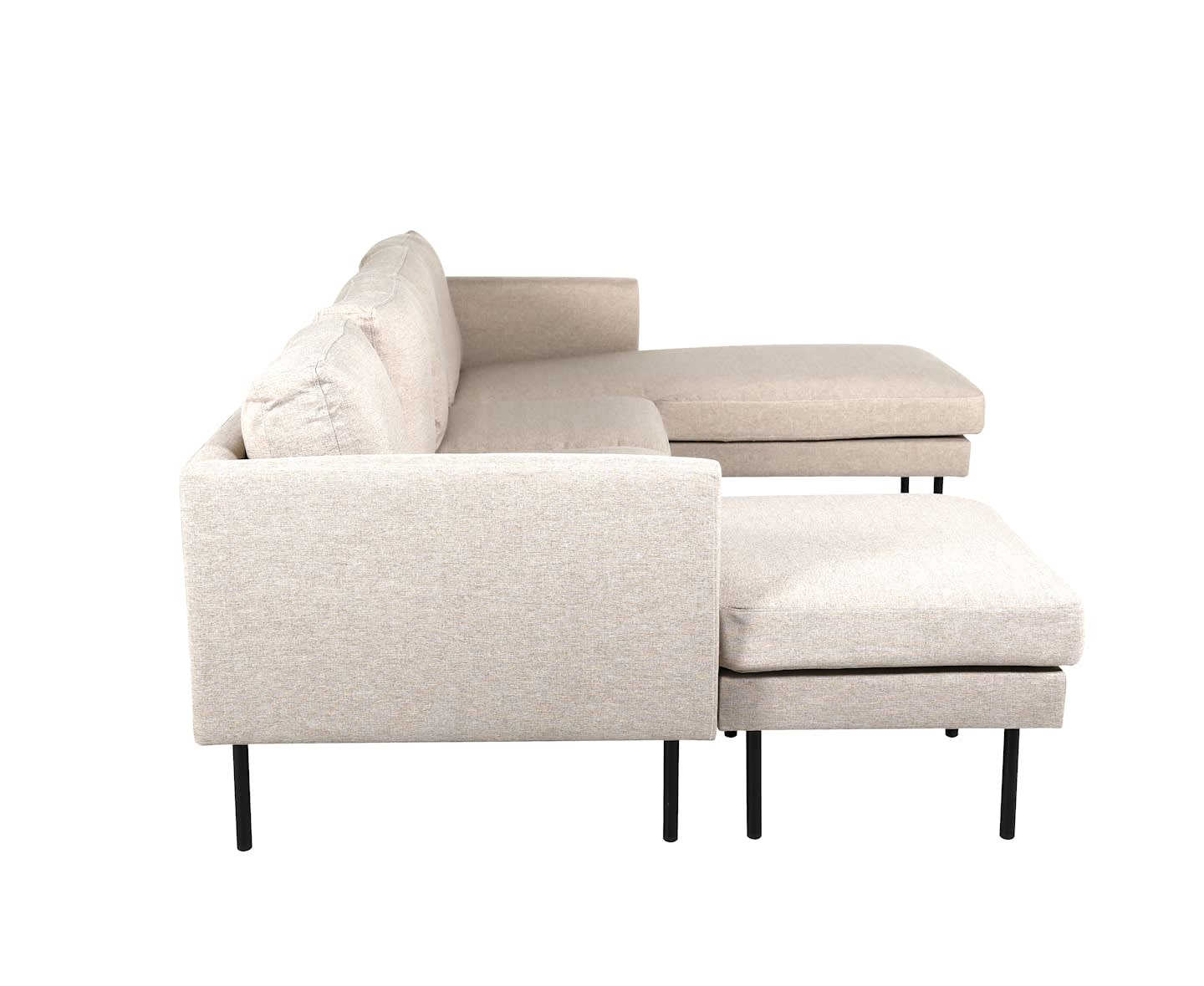 Venture Home Monique U-Soffa Beige 262cm