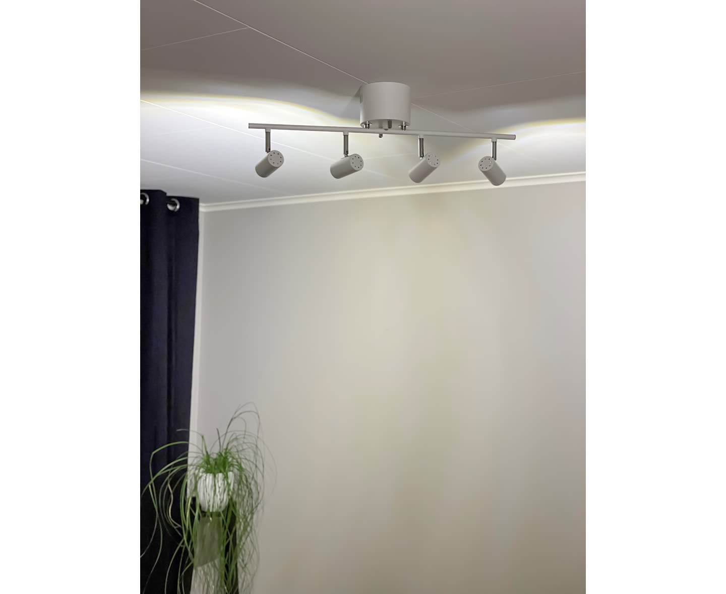 Aneta Lighting Edin Takspot 4 Vit