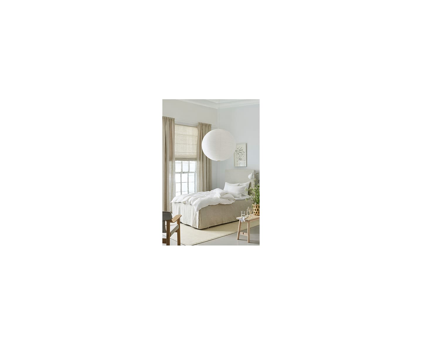 Himla Miramar Liftgardin Lin Oatmeal 80cm