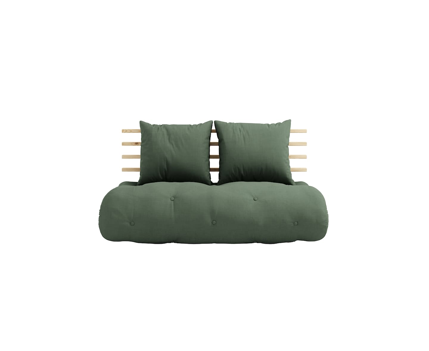 Karup Design Shin Sano Bäddsoffa Natur/Olive Green 140cm