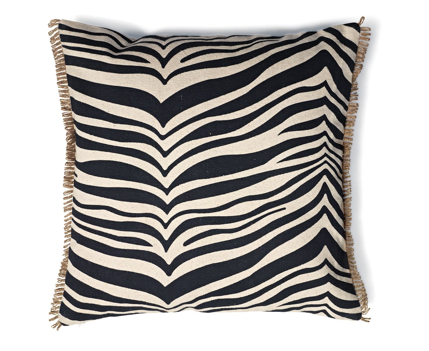 Classic Collection Zebra Zierkissen Schwarz 50x50