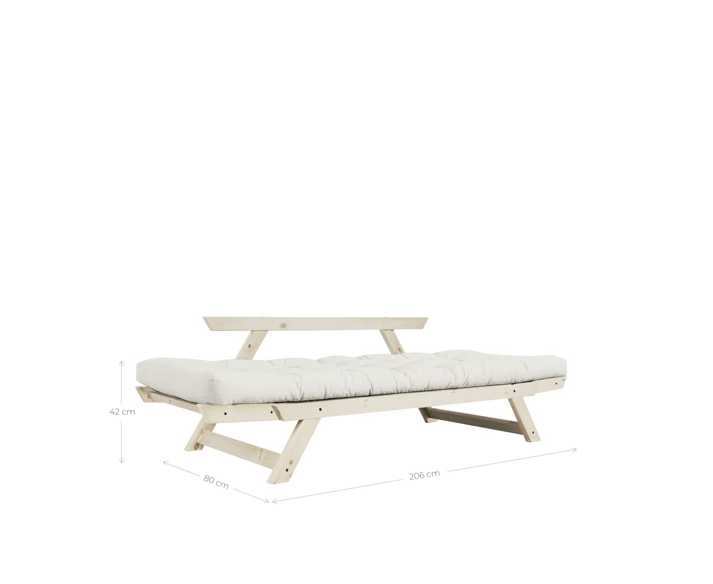 Karup Design Bebop Dagbädd Natur/Natural 174cm