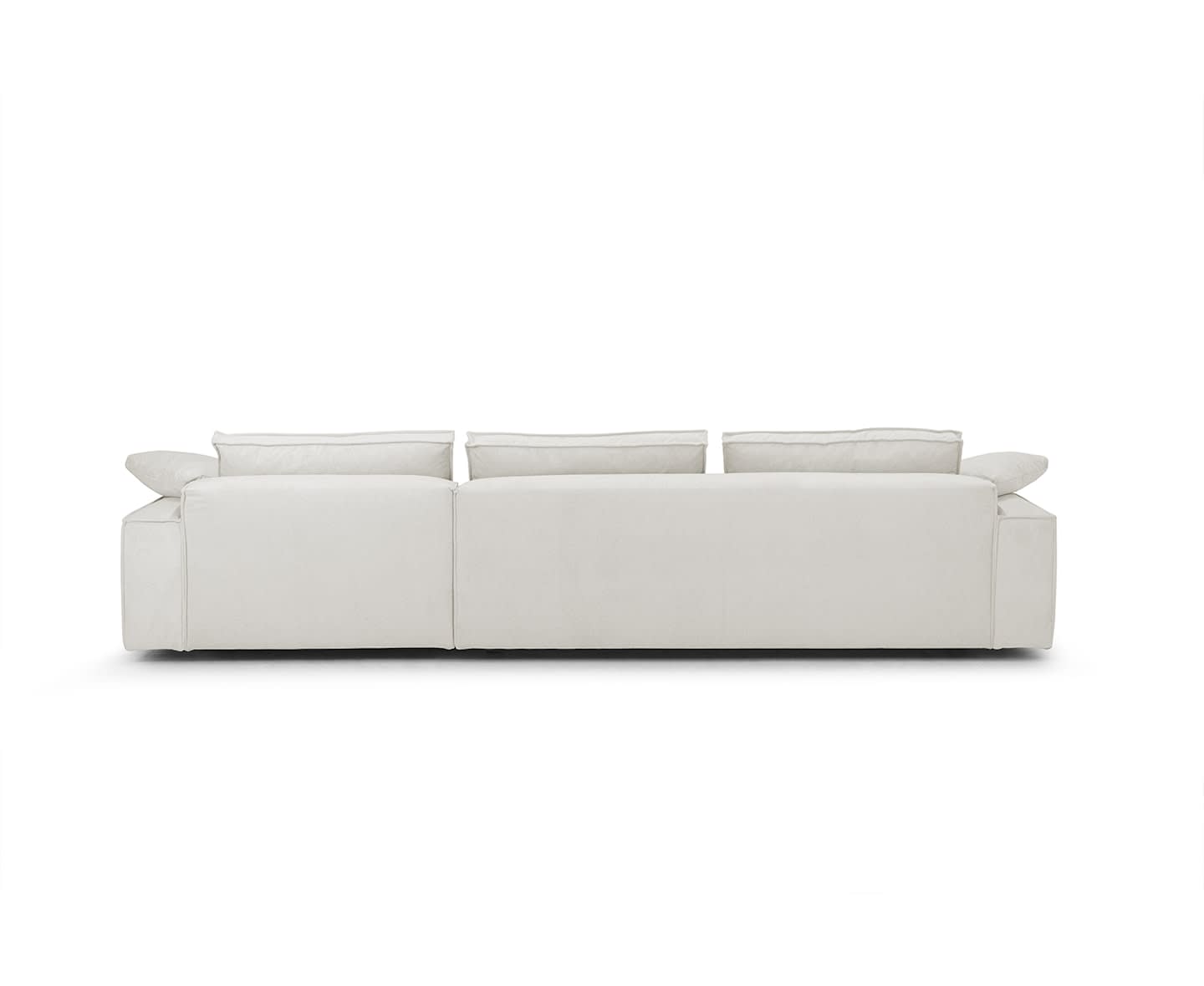 Sleepo Louie Divan-Sofa rechts Greige 348 cm