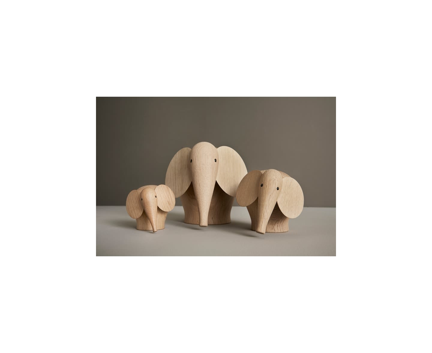 Woud Nunu Elephant -koriste 16cm