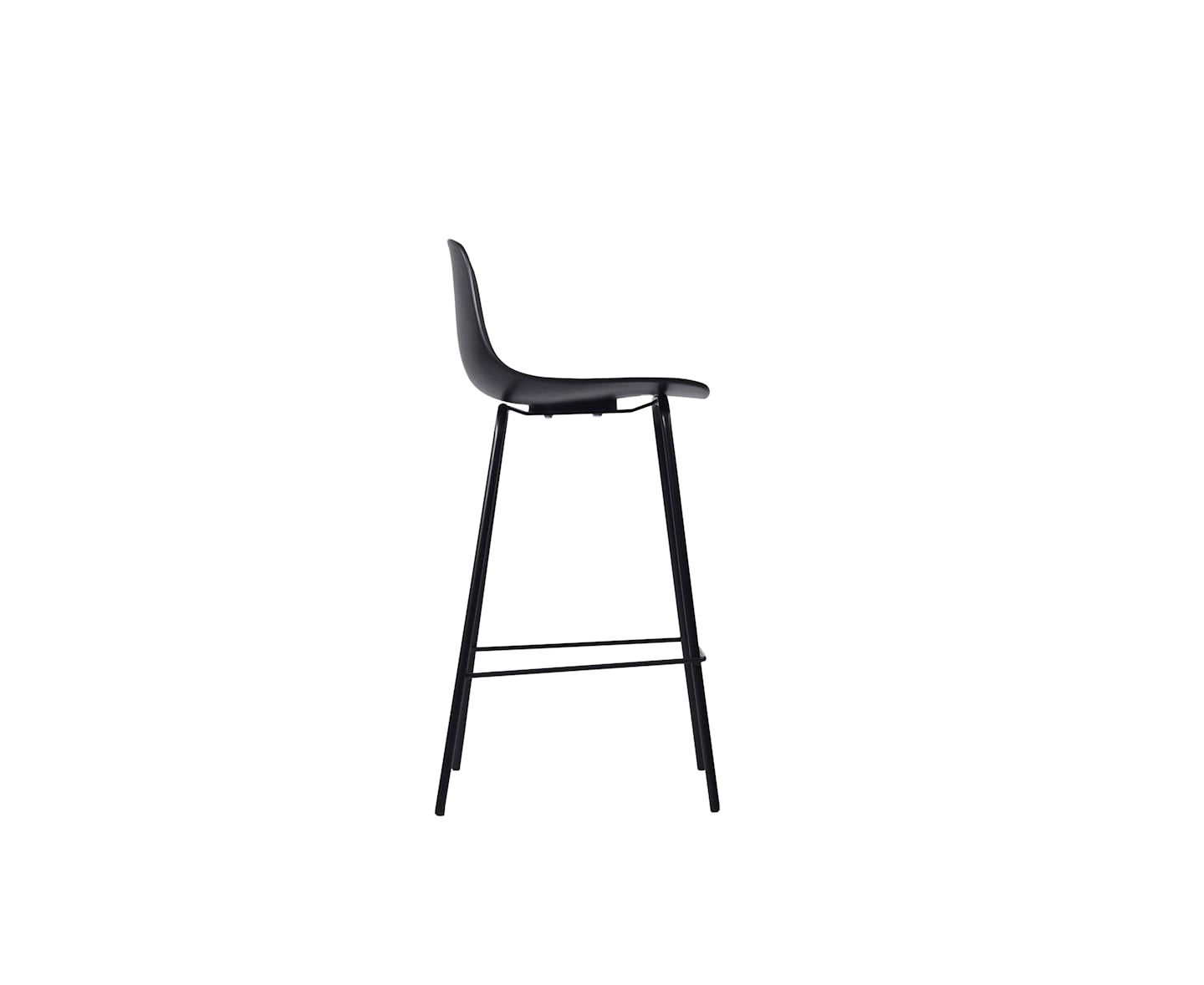 Nordic Home Eva Barstol Black 67.5cm