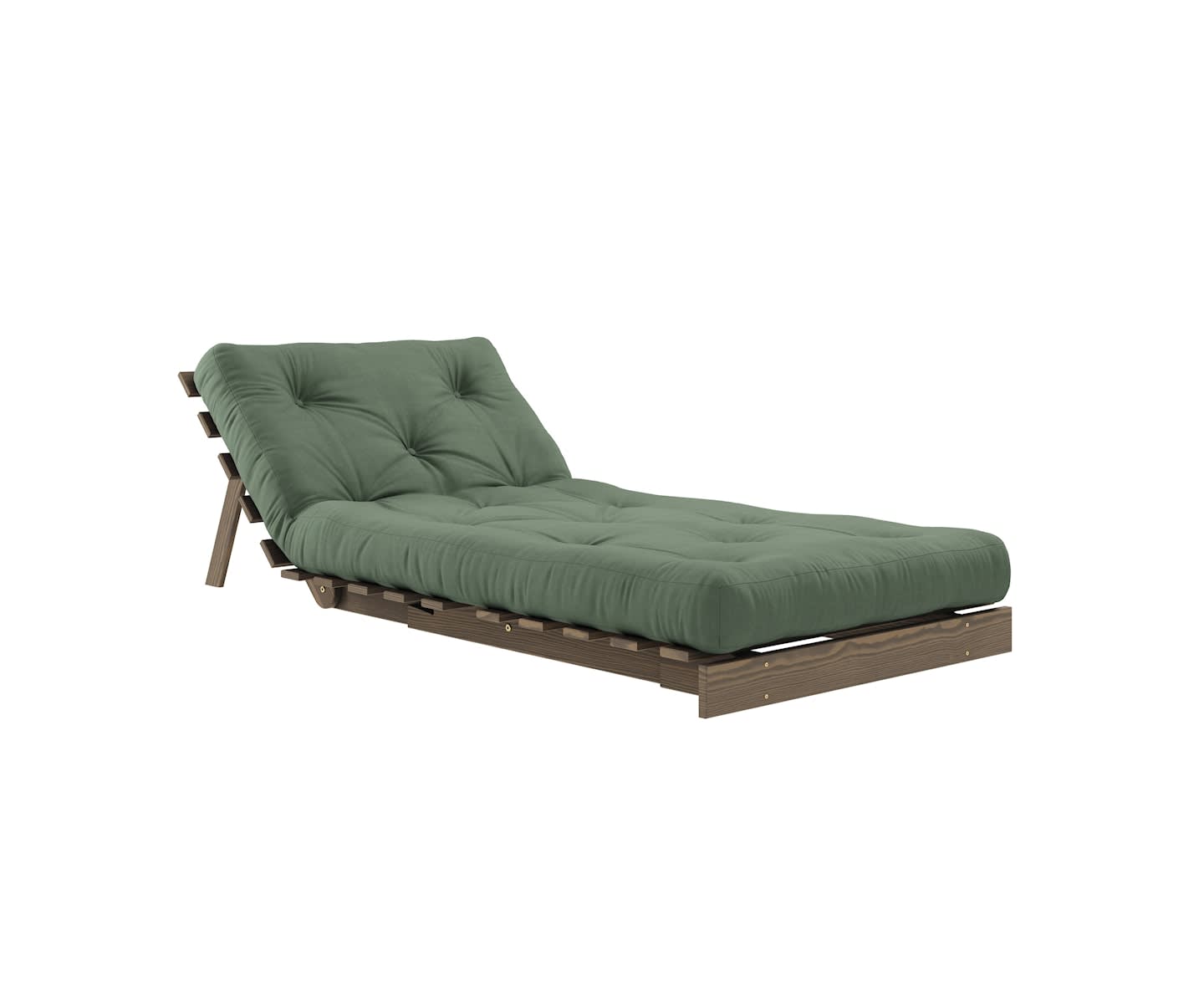 Karup Design Roots Bäddfåtölj Brun/Olive Green 90cm