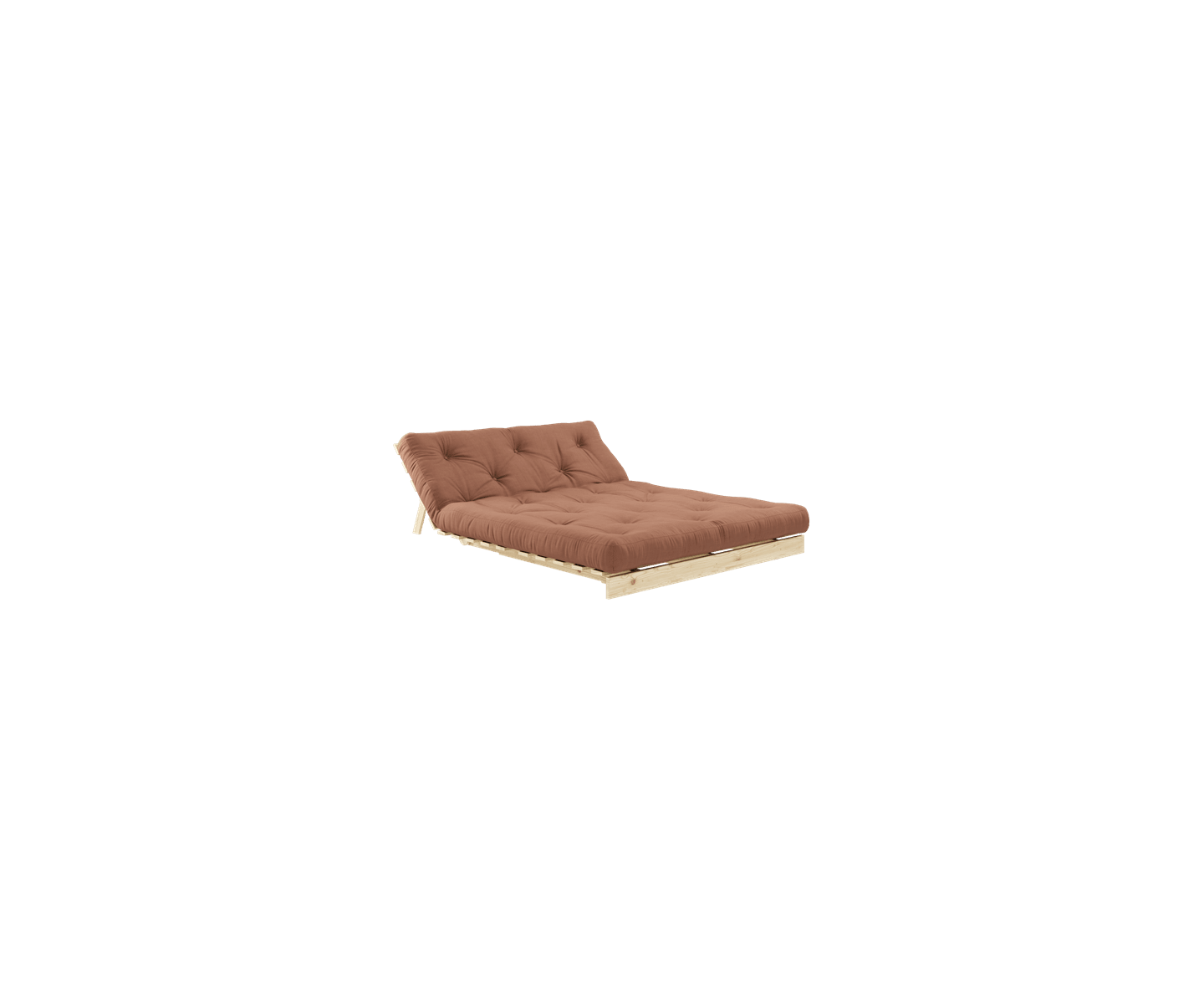 Karup Design Roots Bäddsoffa Natur/Clay Brown 140cm