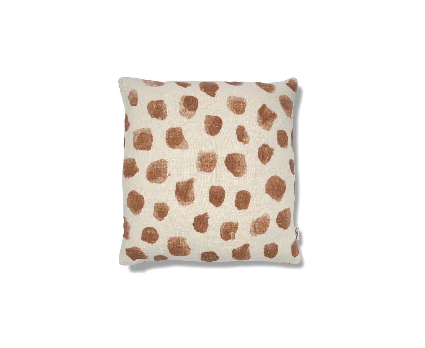 Classic Collection Dotty Putetrekk Lin Hvit/Glazed Ginger 50x50